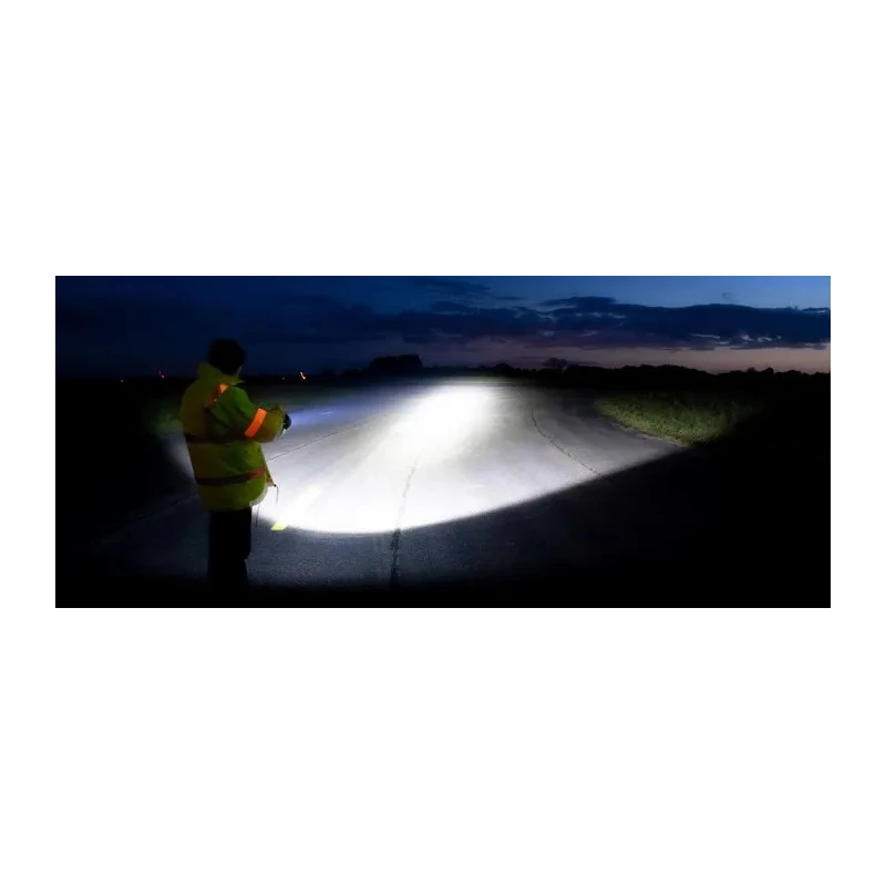 Nightsearcher LED Searchlight Rechargeable IP65, 10,000 Lumens, 1200m Beam Distance, Li-ion 7800mAh, Type G NSPROSTARLITE