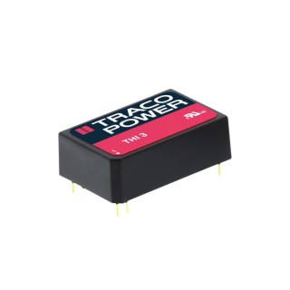 TRACOPOWER DC/DC Converter 15V DC, 200mA Output, 26.4V Max Input, 21.6V Min Input, 3W, Through Hole, 75°C Max THI 3-2413
