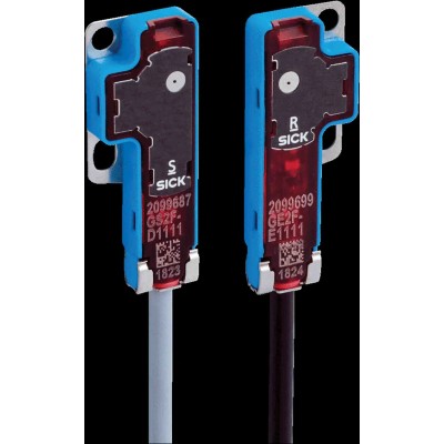SICK Through Beam Photoelectric Sensor Block 60 mm Detection Range PNP Output GSE2F-F5111