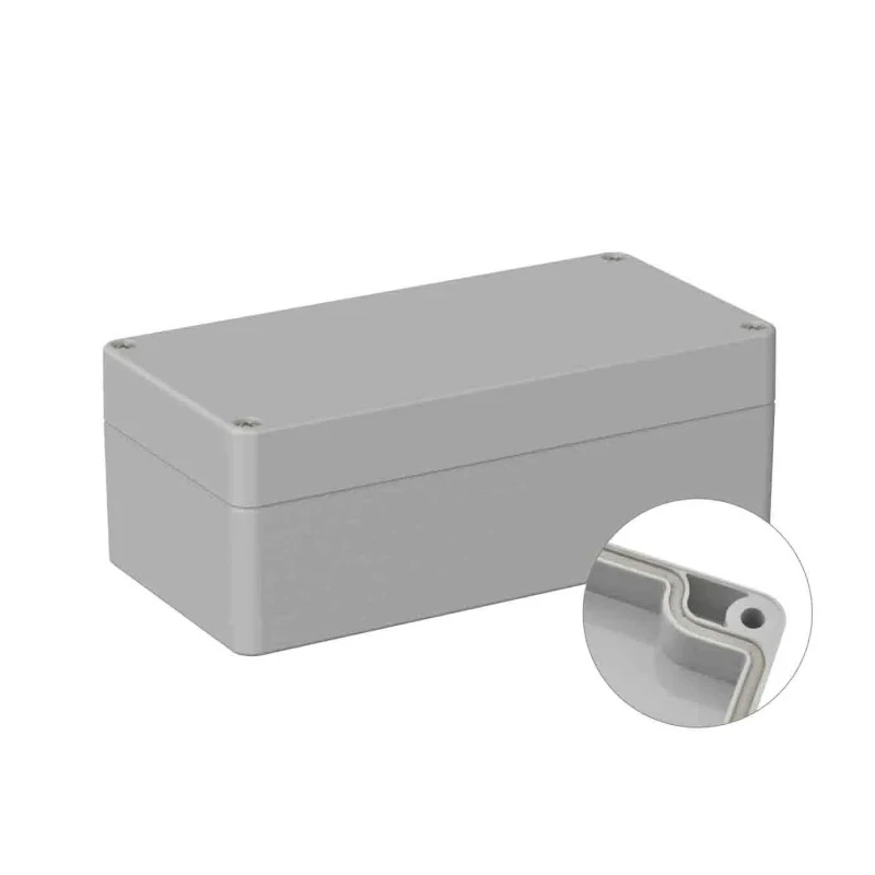 RS PRO 5U2 Series Polycarbonate General Purpose Enclosure Grey Lid IP66 IK07 160x80x60mm Germany