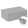 RS PRO 5U2 Series Polycarbonate General Purpose Enclosure Grey Lid IP66 IK07 90mm x 250mm x 160mm Germany IP66