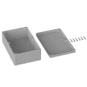 RS PRO 5U2 Series Polycarbonate General Purpose Enclosure Grey Lid IP66 IK07 90mm x 250mm x 160mm Germany IP66