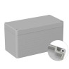 RS PRO Polycarbonate General Purpose Enclosure, Grey Lid, IP66, IK07, 160mm x 80mm x 85mm, 5U2 Series