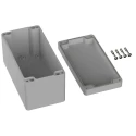 RS PRO Polycarbonate General Purpose Enclosure, Grey Lid, IP66, IK07, 160mm x 80mm x 85mm, 5U2 Series