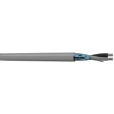 RS PRO LCAE-MPIS Series Data Cable 100 m Grey Low Smoke Zero Halogen 2 Core 300V Stranded Tinned Copper 201-0524