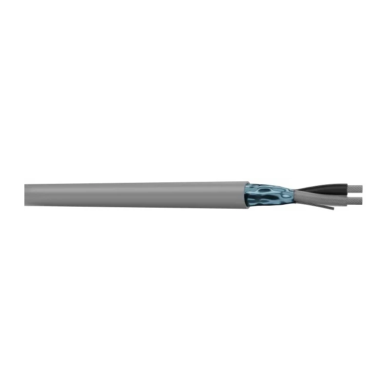 RS PRO LCAE-MPIS Series Data Cable 100 m Grey Low Smoke Zero Halogen 2 Core 300V Stranded Tinned Copper 201-0524