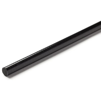 RS PRO Black Glass-Reinforced Plastic Rod, 1m Length x 15mm Diameter, Impact Strength 70kJ/m², UL94 HB, 771-796