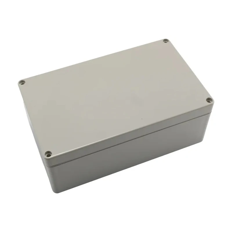 RS PRO 5U3 Series ABS General Purpose Enclosure, IP66, IK07, 200x120x75 mm, Grey Lid