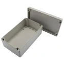 RS PRO 5U3 Series ABS General Purpose Enclosure, IP66, IK07, 200x120x75 mm, Grey Lid