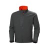 Helly Hansen Kensington Black Water Resistant Softshell Jacket, YKK Zip, Size S 74231_970-S