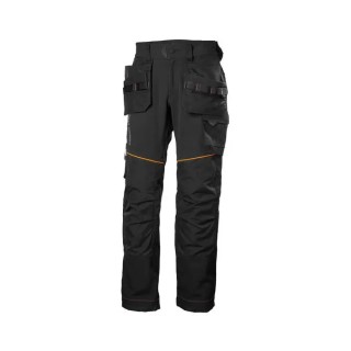 Helly Hansen Chelsea Evolution Work Trouser, Black, 31 in Waist, Size S, 21% Polyester, 79% Cotton, Durable 77441_992-C46