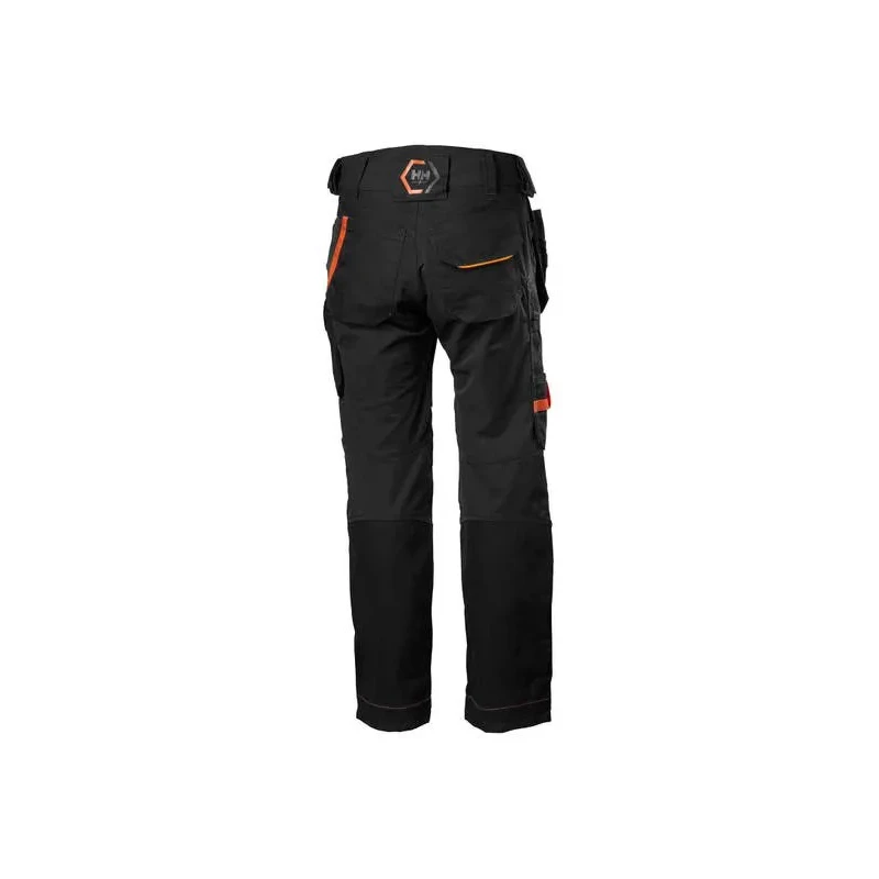 Helly Hansen Chelsea Evolution Work Trouser, Black, 31 in Waist, Size S, 21% Polyester, 79% Cotton, Durable 77441_992-C46
