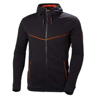 Helly Hansen Chelsea Evolution Black Polartec Unisex Zip Hoodie M 79197_990-M