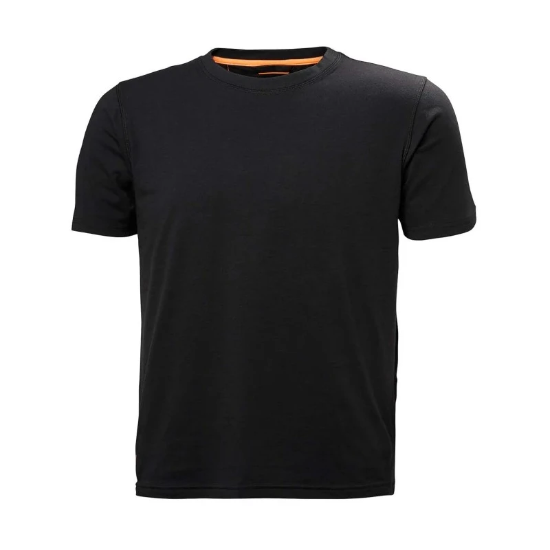 Helly Hansen Black Cotton Short Sleeve T-Shirt S 79198_990-S