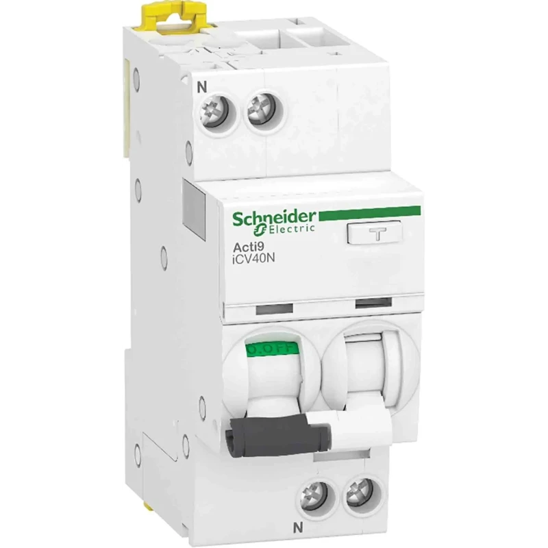 Schneider Electric Residual Current Circuit Breaker with Overload Protection, 6A, 1-Pole, 30mA Trip, DIN Rail A9DG3606