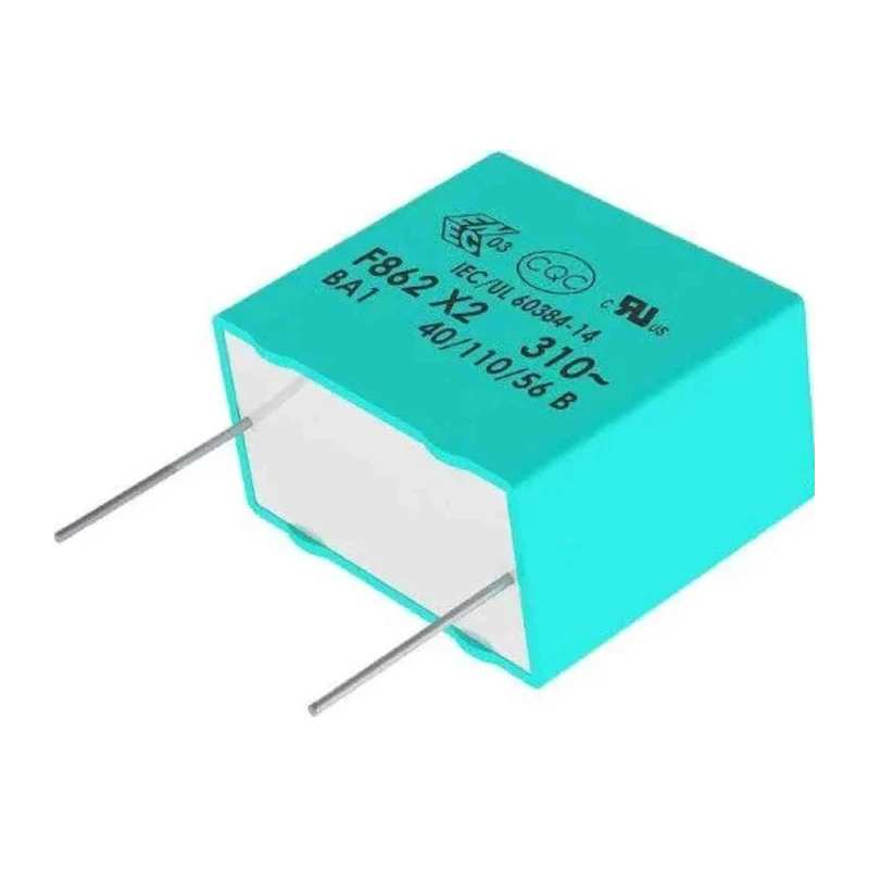 KEMET Film Capacitor X2, 10%, 680 nF, 630V DC, 310V AC, Through Hole, F862DP684K310ZV054