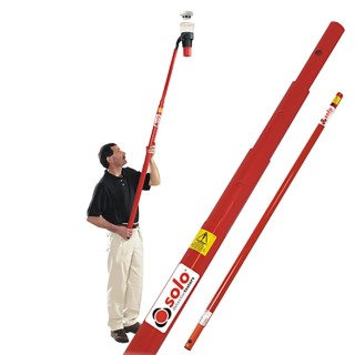No Climb Telescopic Access Pole 4.5 m Reach, Cordless, Fibreglass, Solo Series SOLO100
