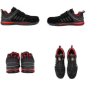 RS PRO Women's Black/Red Fibreglass Safety Trainer, Composite Midsole, UK 3, EU 36 RS360
