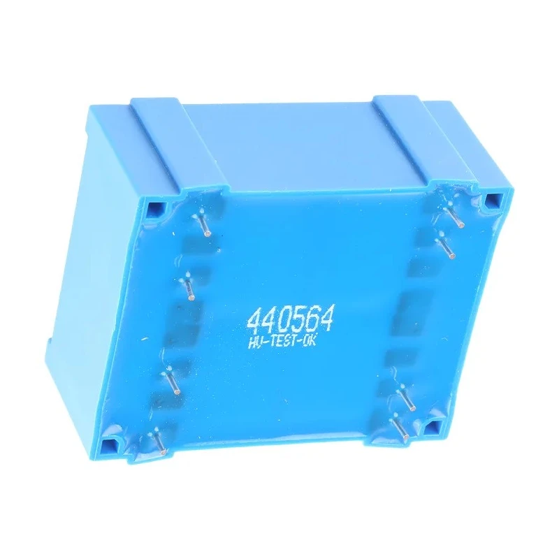 Block PCB Transformer FL 6/12, 12 V AC Dual Output, Pin Mount, 115/230 V Primary, 6 VA, 53x22.6x44 mm