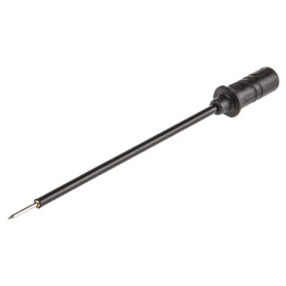 Hirschmann Test & Measurement Needle Test Probe 60V 1A 2mm Socket Stainless Steel Tip Black 973995100