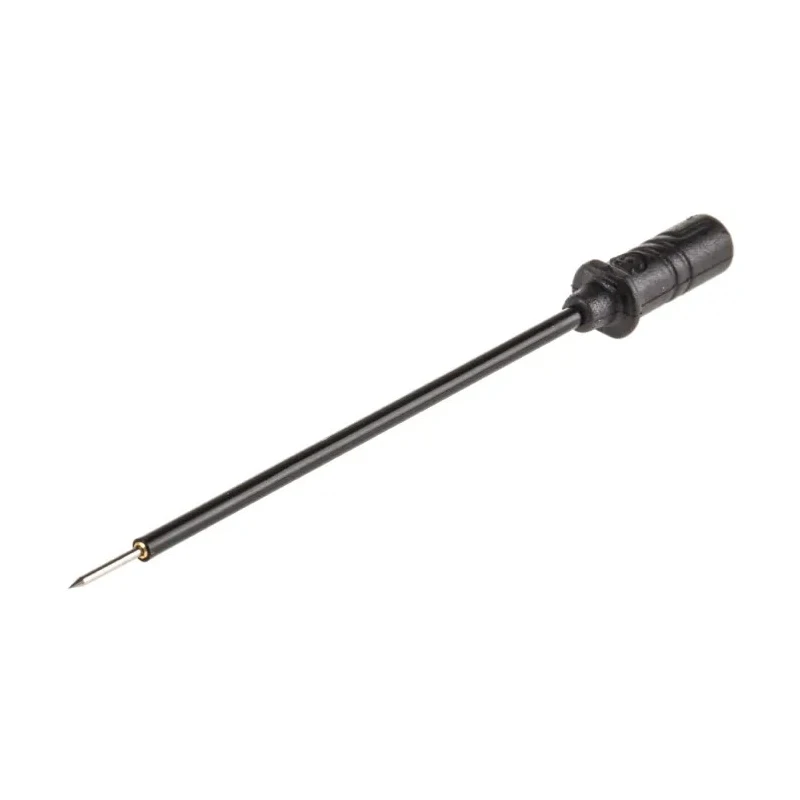 Hirschmann Test & Measurement Needle Test Probe 60V 1A 2mm Socket Stainless Steel Tip Black 973995100