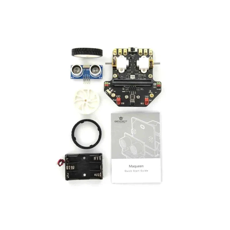 DFRobot BBC Micro:bit Add-on Micro Maqueen Lite Educational Robot, Plug-and-Play, All-Metal Gear Motor ROB0148-EN