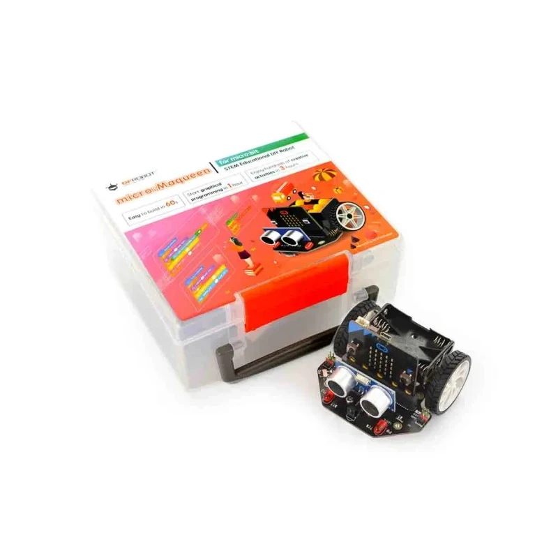 DFRobot BBC Micro:bit Add-on Micro Maqueen Lite Educational Robot, Plug-and-Play, All-Metal Gear Motor ROB0148-EN