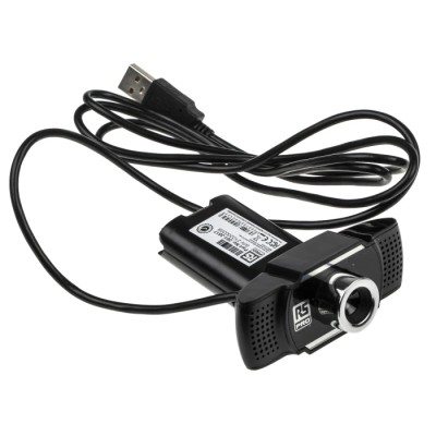 RS PRO USB 2.0 HD Webcam 0.8 MP, 30 fps, 1080 x 720 Pixel, Built-in Microphone 201-3517