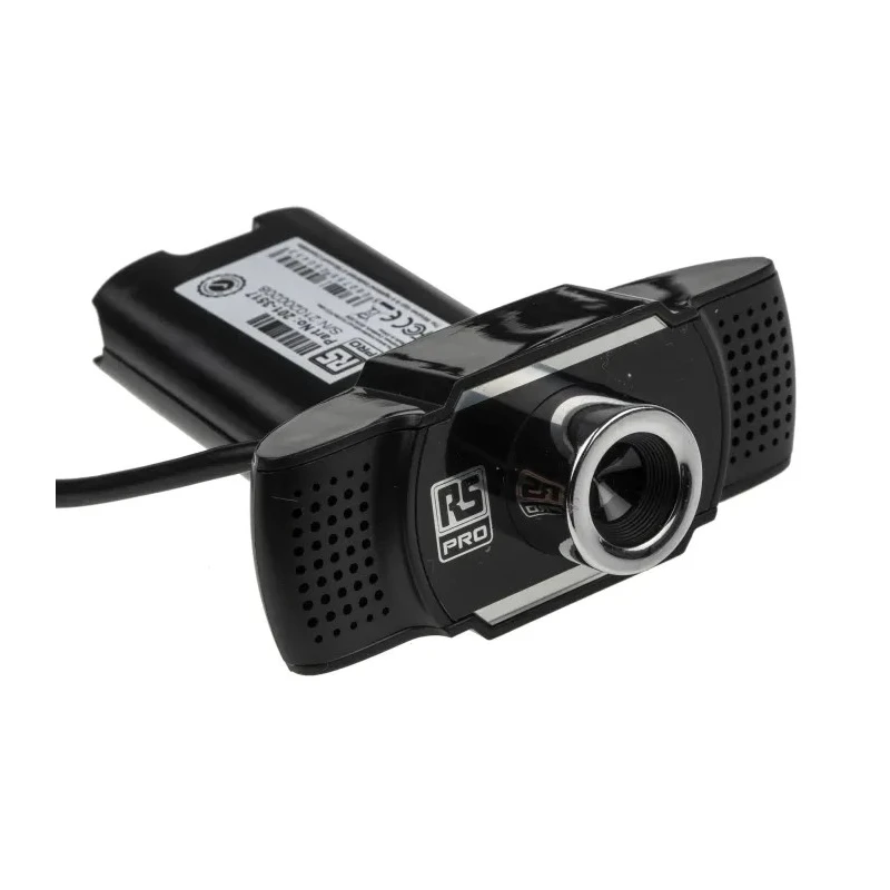 RS PRO USB 2.0 HD Webcam 0.8 MP, 30 fps, 1080 x 720 Pixel, Built-in Microphone 201-3517