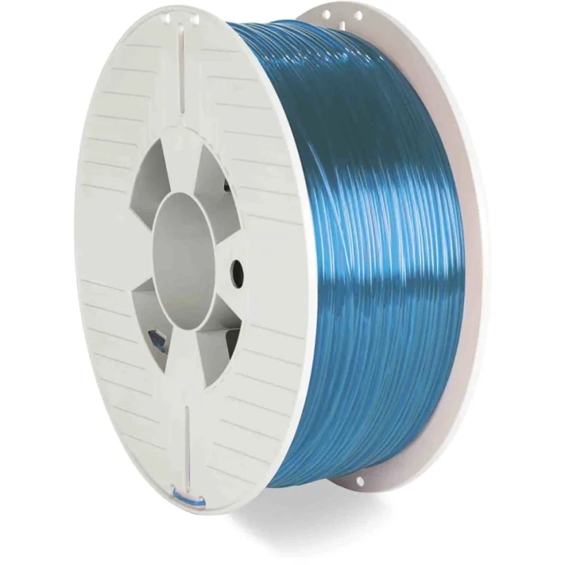 Verbatim 1.75 mm Blue PET-G 3D Printer Filament 1 kg, Polyethylene Terephthalate, Model 55056