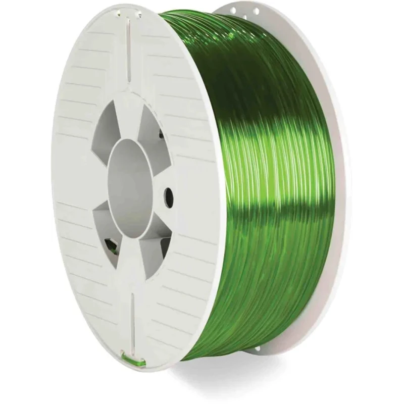 Verbatim 2.85 mm Green PET-G 3D Printer Filament, Polyethylene Terephthalate, 1 kg, FDM, 55065