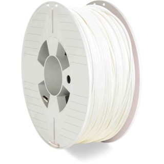 Verbatim White PLA 3D Printer Filament, 2.85 mm Diameter, 1 kg, FDM Technology 55328