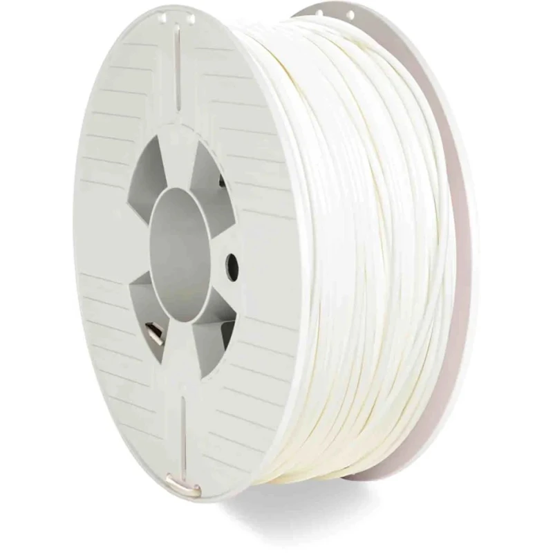 Verbatim White PLA 3D Printer Filament, 2.85 mm Diameter, 1 kg, FDM Technology 55328