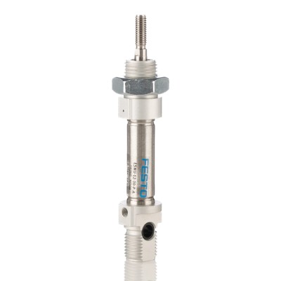 Festo ISO Standard Pneumatic Cylinder 10mm Stroke, 12mm Bore, Aluminium Body, Single Acting, ESNU-12-10-P-A