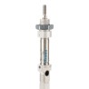 Festo ISO Standard Pneumatic Cylinder 10mm Stroke, 12mm Bore, Aluminium Body, Single Acting, ESNU-12-10-P-A