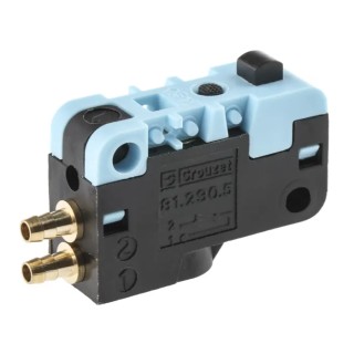 Crouzet Pneumatic Manual Control Valve, Plunger Operation, 2.5 mm Port, 8 bar, 100 NL/min, Series 81, Model 81290501