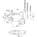 Crouzet Pneumatic Manual Control Valve, Plunger Operation, 2.5 mm Port, 8 bar, 100 NL/min, Series 81, Model 81290501