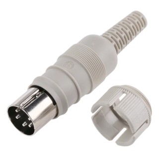 Hirschmann MAS Series DIN Plug 5-Pole Straight, M16, 4A, 34V AC/DC, IP30, Cable Male 930964517 MAS 5100