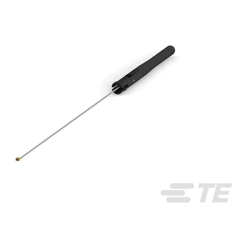 TE Connectivity Dual Band Whip WiFi Antenna, 2.4–5 GHz, Through Hole/Bolted, Male Connector, 4-1982564-1