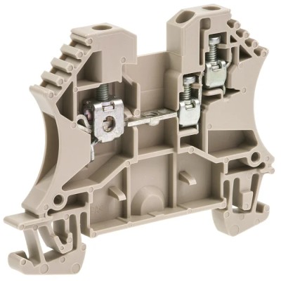 Weidmüller Feed Through Terminal Block, WDU Series, Brown, 2.5mm², 1-Level, 800V, Screw, IECEx/ATEX, Model 1024700000