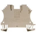 Weidmüller Feed Through Terminal Block, WDU Series, Brown, 2.5mm², 1-Level, 800V, Screw, IECEx/ATEX, Model 1024700000