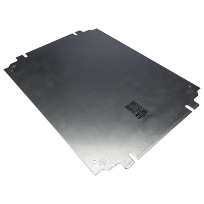 Rittal Sheet Steel Mounting Plate Zinc Plated, 275mm Width, 385mm Length, KX Series, Enclosure Accessory 1568800