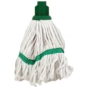 RS PRO Yarn Green Mop Head, Blended Cotton, 350 mm, Screw Fit, 201-9577