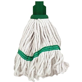 RS PRO Yarn Green Mop Head, Blended Cotton, 350 mm, Screw Fit, 201-9577