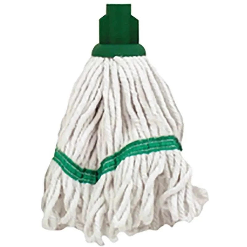 RS PRO Yarn Green Mop Head, Blended Cotton, 350 mm, Screw Fit, 201-9577