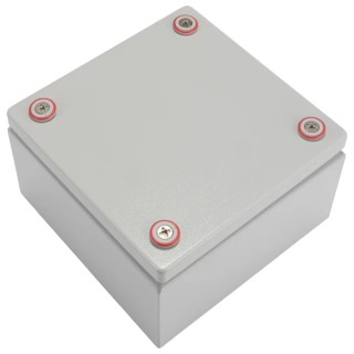 Rittal KX Series Steel Wall Box 200x200x120 mm IP66 Sheet Steel Grey RAL 7035 