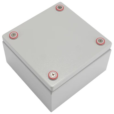 Rittal KX Series Steel Wall Box 200x200x120 mm IP66 Sheet Steel Grey RAL 7035 