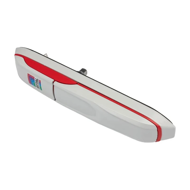 Rittal Grey Die Cast Zinc Locking Handle Flush, 221mm Length, Powder Coated, 2435200