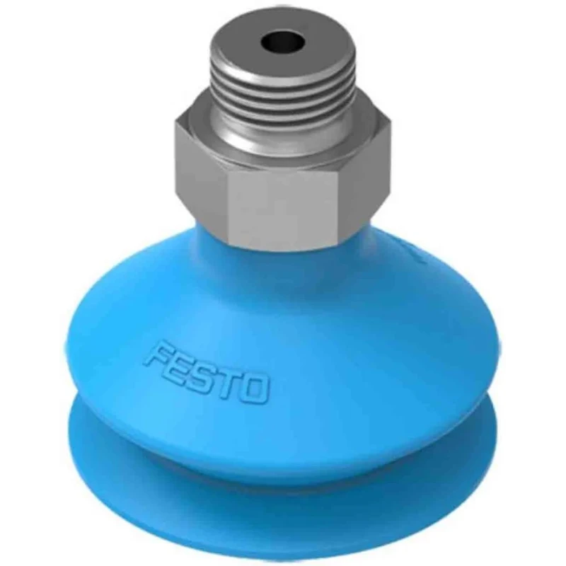 Festo 40 mm Bellows Polyurethane Suction Cup G 1/4 Thread, 60N Holding Force, VASB-40-1/4-PUR-B