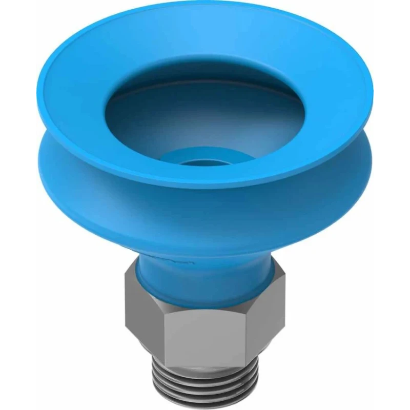 Festo 40 mm Bellows Polyurethane Suction Cup G 1/4 Thread, 60N Holding Force, VASB-40-1/4-PUR-B